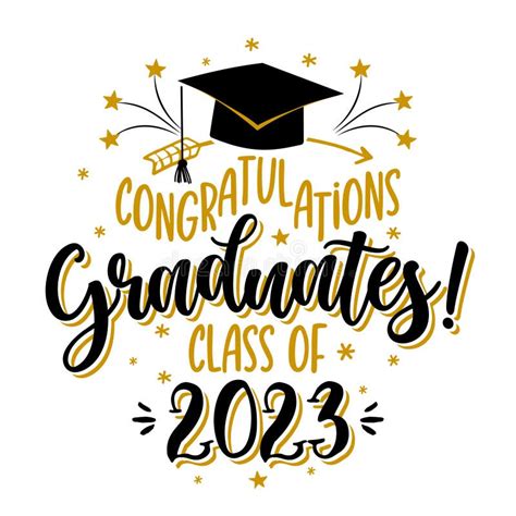 Congratulations Graduates 2023 Stock Illustrations 204