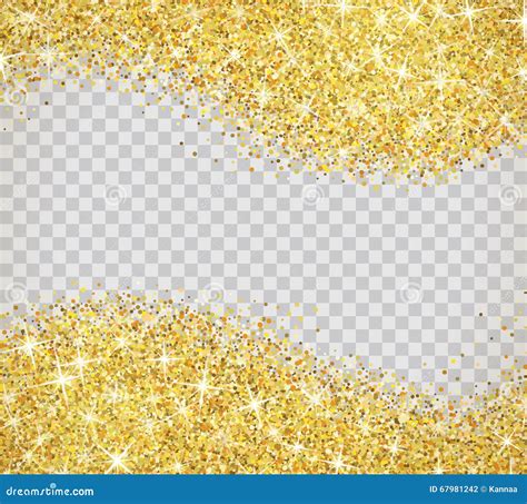 Gold Glitter Texture With Sparkles Stock Vector Illustration Of Blink