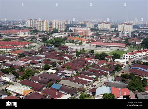 Aerial View Of Ampang Village In Selangor Malaysia Ampang Is A Suburb