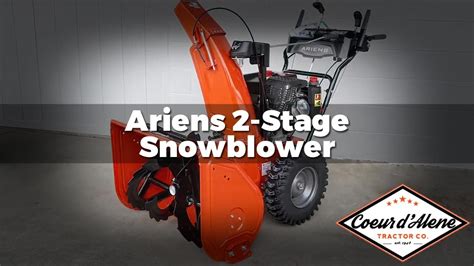 Ariens 2 Stage Snow Blower Youtube