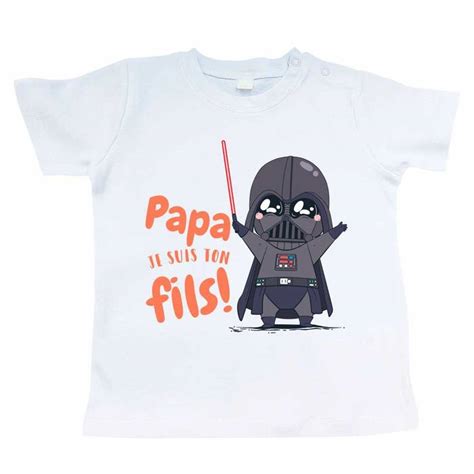 Je Suis Le Parrain De Ton Fils - T-shirt bébé papa je suis ton fils Poupishirt | La Redoute