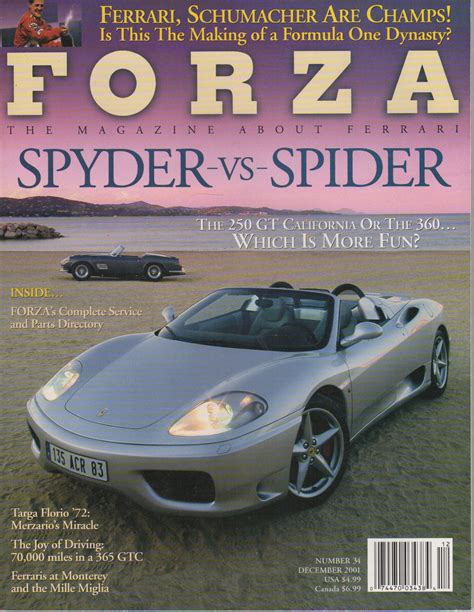 Forza The Magazine About Ferrari 034 Albaco Collectibles