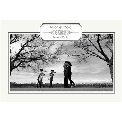 Mariage, naissance, baptême, communion ou anniversaire. Save the date Alison et Marc - MonFairePartMagnet.com