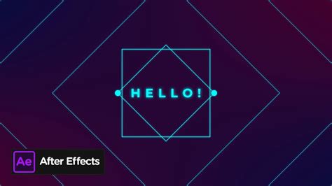 Free 2d Intro 60 After Effects Template Youtube