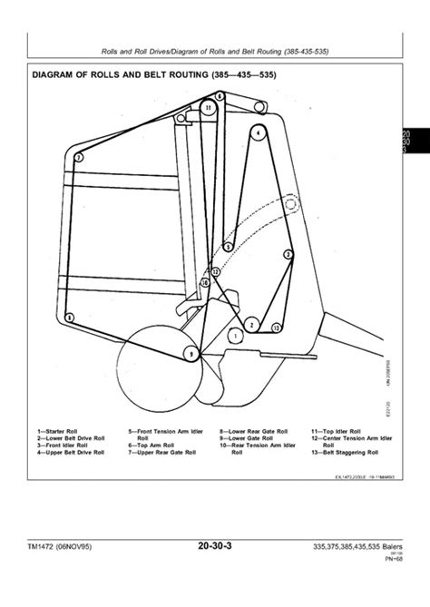 John Deere TM1472 Technical Manual 335 375 385 435 535 Round Balers