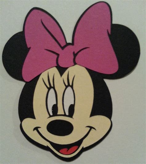 Minnie Mouse Cut Out By Christinespaper On Etsy
