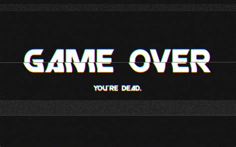 GAME OVER, Video games, Glitch art HD Wallpapers / Desktop and Mobile ...