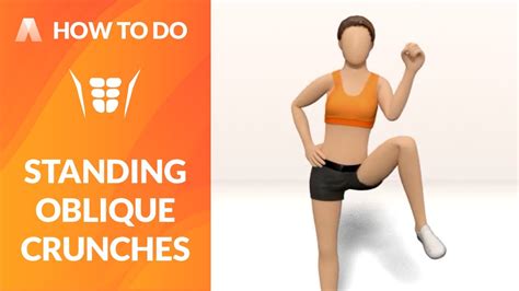 How To Do STANDING OBLIQUE CRUNCHES YouTube
