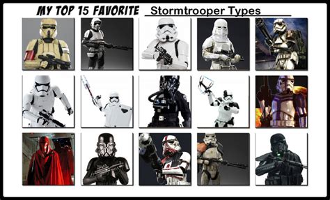 My Top 15 Favorite Stormtrooper Types By Valar77 On Deviantart