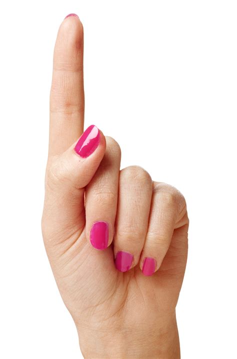 hand showing one fingers png clipart image gallery yopriceville high quality free images and