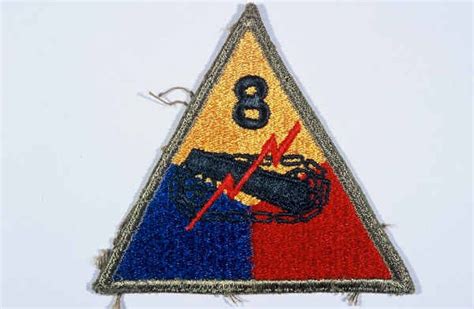Insignia Of The 8th Armored Division Holocaust Encyclopedia