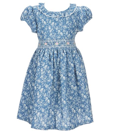 Bonnie Jean Little Girls 46x Ditsyfloralprinted Dress Dillards