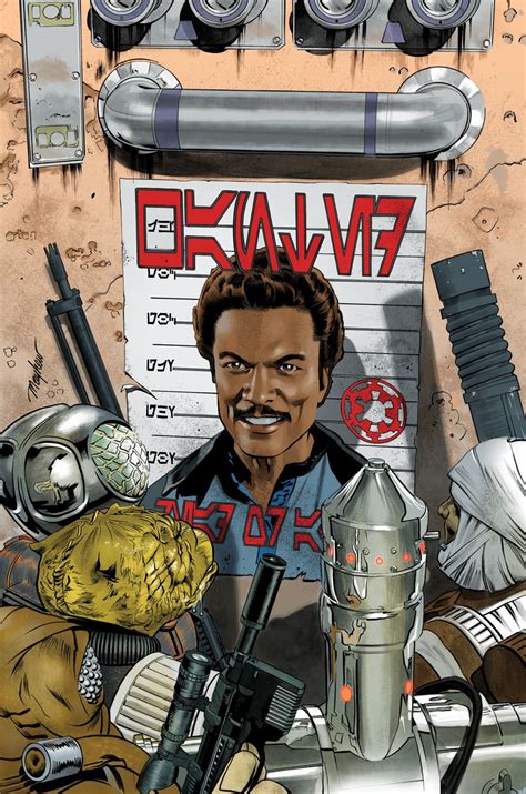 Artwork From The Many Adventures Of Lando Calrissian With