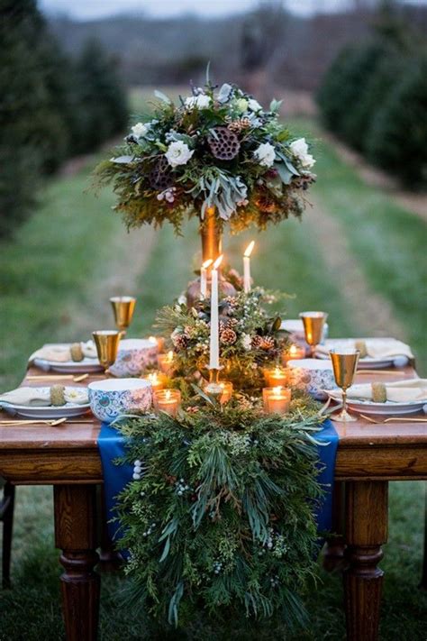17 Chic Winter Wedding Tablescapes Youll Melt Over Winter Wedding