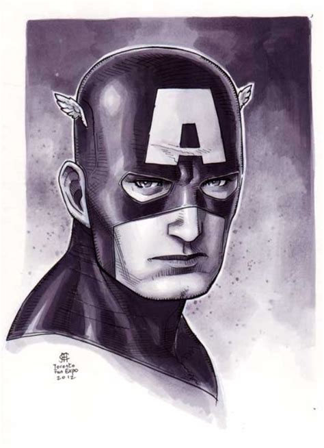 Alex Chung Captain America Captain American Superhero Art