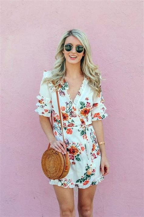 Sublime 10 Beautiful Casual Floral Short Dress For Spring Style A