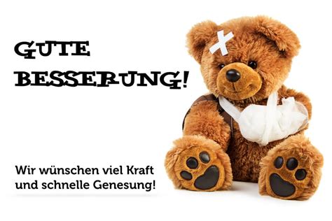 Gute Besserung: Sprüche und Genesungswünsche ...