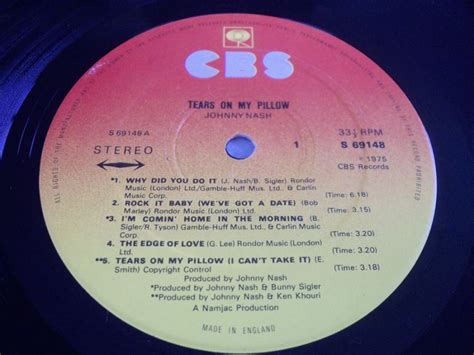 Written by ernie smith and produced by nash and ken khouri. Johnny Nash - Tears On My Pillow (LP) - Top Hat Records
