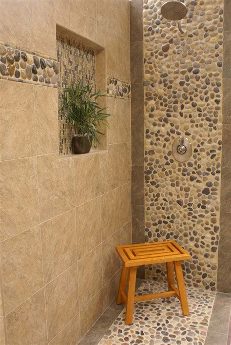 You may lay them for the whole wall or the floors, or may just make framing or like a 05.09.2019 · how to make your own river rock bathroom flooring. River Rock Pebbles | Diy bathroom remodel, Rock shower ...