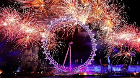 2017 London Fireworks Happy New Year Spectacular Youtube