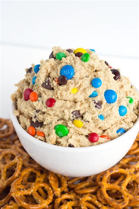 Monster Cookie Dough Dip Cookie Dough And Oven Mitt