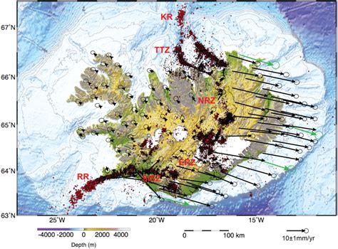 The Iceland Plate Boundary Zone Propagating Rifts Migrating
