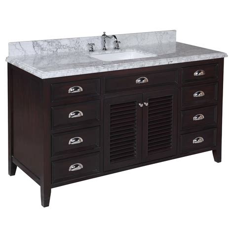 Whether you want a double sink vanity, an oak vanity, or any other kind of vanity, you'll find it here. KBC Savannah 60" Single Bathroom Vanity Set & Reviews ...