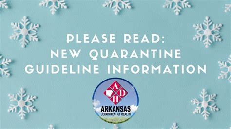 Please Read Quarantine Info Adult Education Center
