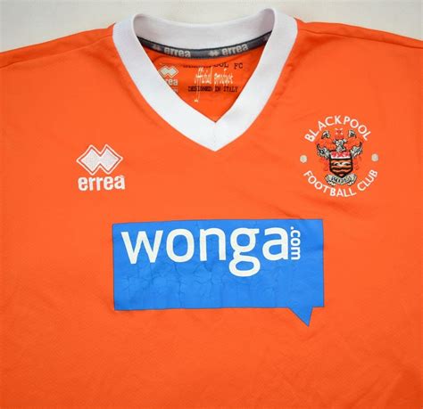 No one rates us preston hates us, we. 2014-15 BLACKPOOL FC SHIRT M Football / Soccer \ League ...