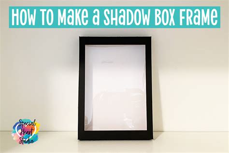 How To Make A Cardstock Shadow Box Frame - Special Heart Studio