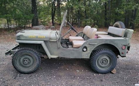 Army Clone 1948 Willys Jeep Cj2a Barn Finds