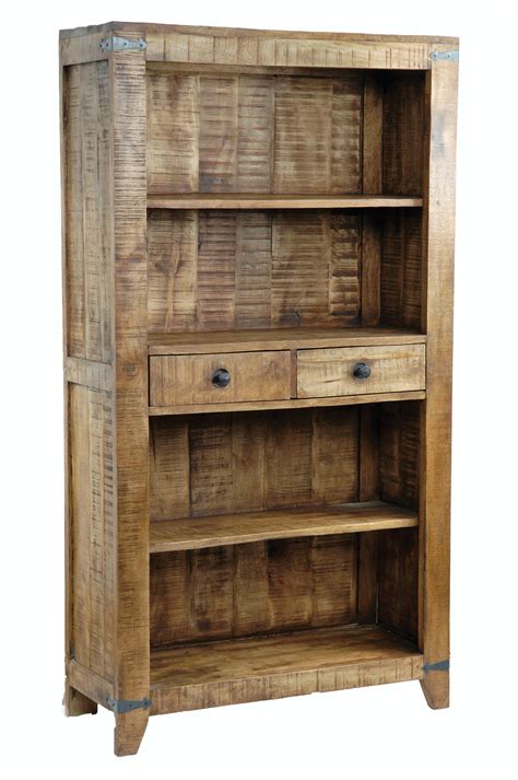 Rustic Bookcase Bookshelf Camp