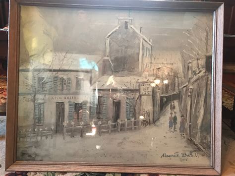 I Have Acquired A Cabaret Du Lapin Agile Painting By Maurice Utrilla I