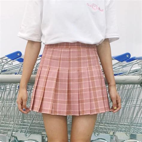 Pink Skirt Outfit Aesthetic Prestastyle