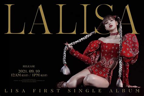 Theqoo Blackpink Lisa Solo First Single Album Lalisa Teaser Poster