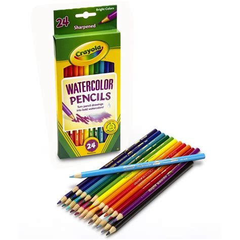Watercolor Pencils 24 Count Bin4304 Crayola Llc Colored Pencils