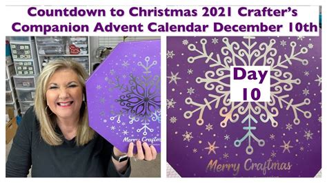 Countdown To Christmas 2021 Crafters Companion Advent Calendar