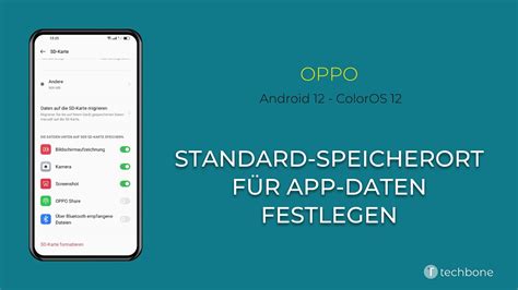 Standard Speicherort Für App Daten Festlegen Oppo Android 12