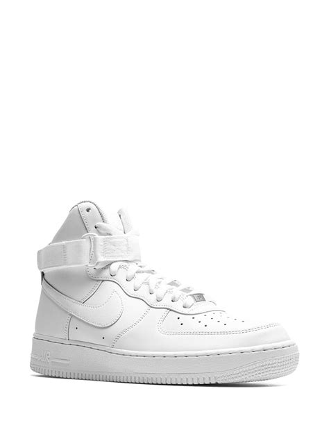 Nike White Air Force 1 High 07 Le Sneakers In Whitewhite Modesens