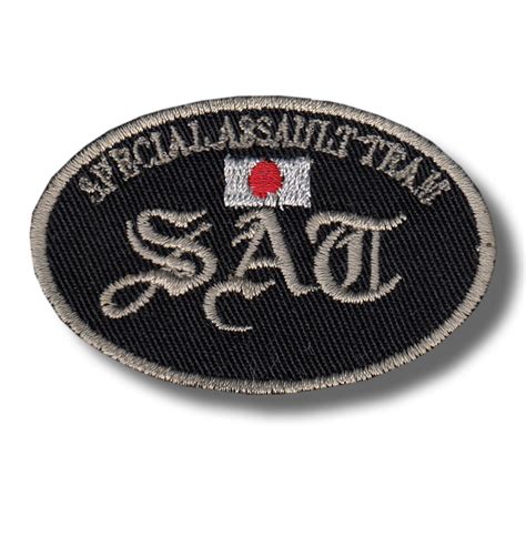 Sat Embroidered Patch 6x4 Cm Patch