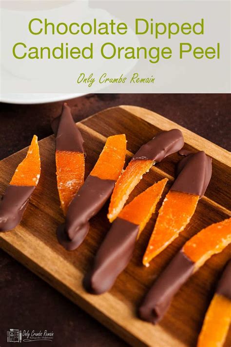 Chocolate Dipped Candied Orange Peel Is Easy To Make And Makes A