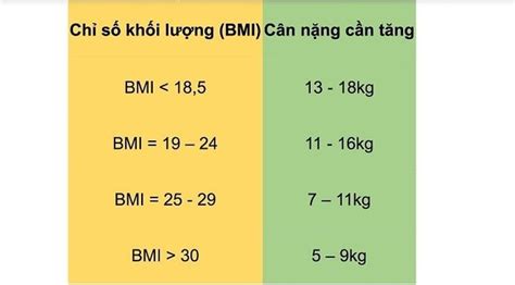 Chỉ số bmi là một trong những chỉ số quan trọng để đánh giá sức khỏe con người. Bảng trọng lượng thai nhi theo tuần chuẩn xác mẹ bầu cần biết