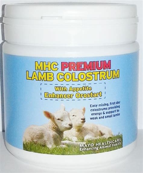 Mhc Premium Lamb Colostrum With Appetite Enhancer Orostart Lambs