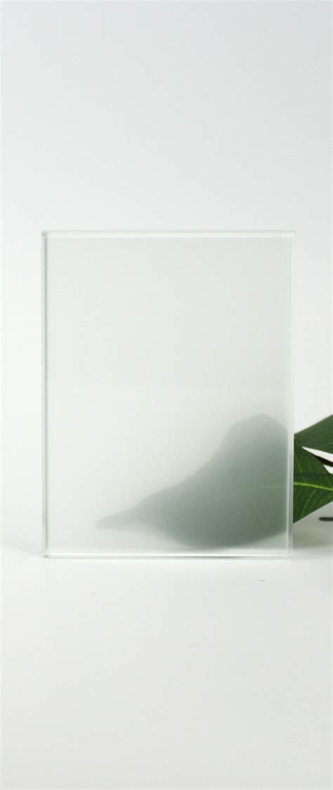 Soft White Translucent Glass Sample