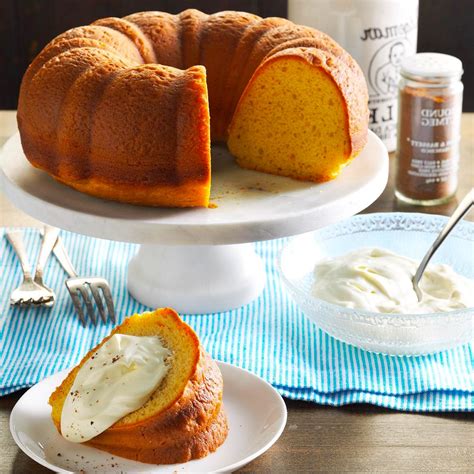 The nibble, great food finds, is while americans like their pound cake with a scoop of ice cream, the british prefer a sauce. Light and Delicious Classic Eggnog Pound Cake - Audrey's Kitchen