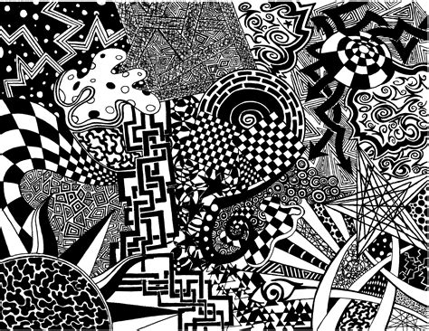 Abstract Pattern Drawings