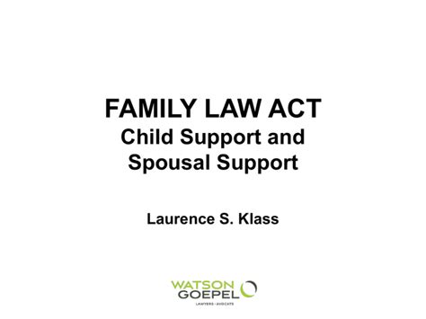 Agreement Respecting Spousal Support