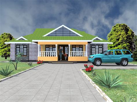 4 Bedroom Bungalow House Plans Kenya