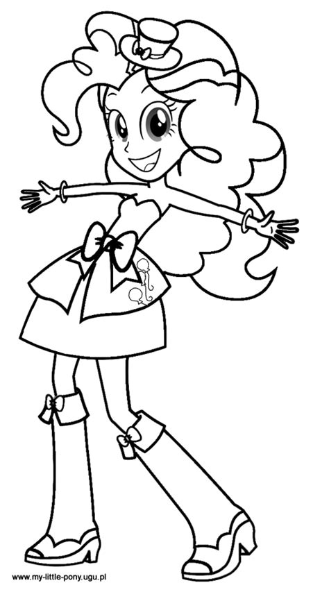 Pinkie pie mlp coloring pages are a fun way for kids of all ages to develop creativity, focus, motor skills and color recognition. Imagenes De My Little Pony En Humanas Para Colorear