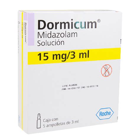Dormicum Inyectable 15 Mg Tienda Catracha Salud